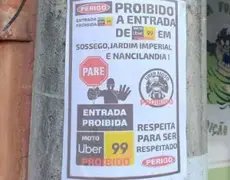 Criminosos proíbem a circulação de motoristas de aplicativo em Itaboraí
