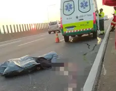 Motociclista morre após sofrer queda na Ponte Rio-Niterói