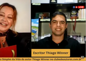 Escritor/Poeta Thiago Winner é o primeiro entrevistado no Programa "Talentos do Brasil