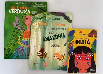Livros da escritora infantil Isa Colli para comemorar o Dia do Folclorez