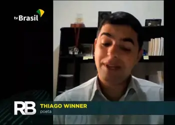 Autor Thiago Winner na TV Brasil no Repórter Brasil.