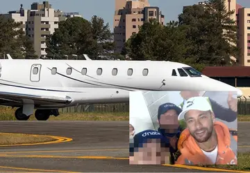 URGENTE: Avião de Neymar faz pouso forçado