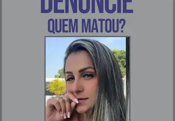 Cartaz pede informações sobre os envolvidos na morte de mulher em Nova Iguaçu 