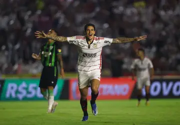 Flamengo se impõe fora de casa e vence o América-MG, pelo Brasileirão