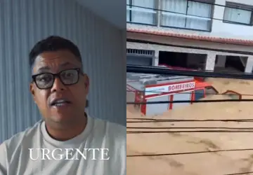 Anderson Freire usou as redes sociais para fazer apelo em favor das cidades atingidas pelas chuvas