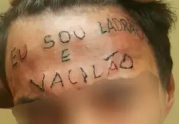 Mais uma vez, o homem tatuado com a frase "sou ladrão e vacilão" é preso 