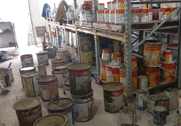 Empresa de pintura sem licença é flagrada em plena atividade em São Gonçalo 