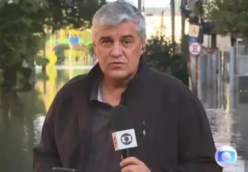 Flávio Fachel chora ao vivo ao relatar drama das enchentes no Rio Grande do Sul