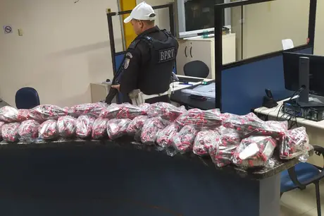 Motorista é preso transportando mais de 6 mil tabletes de maconha para Cabo Frio