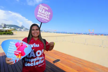 Rio apresenta o samba da campanha Ouviu um NÃO? Respeite a decisão