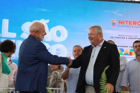 Niterói dá início à maior obra de dragagem do Brasil com a participação do presidente Lula