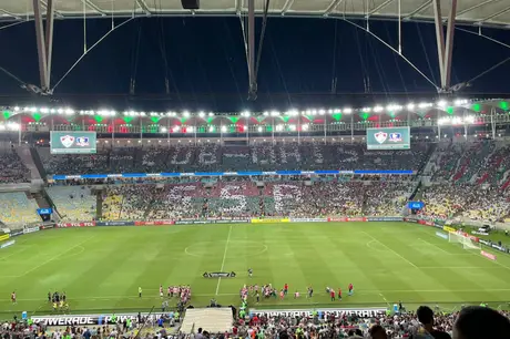 Torcidas rivais ironizam mosaico do Fluminense na Libertadores